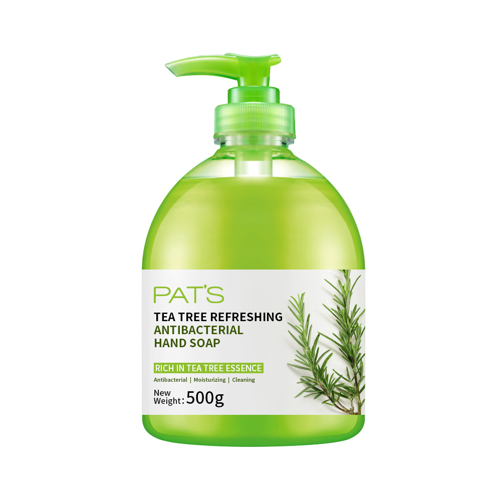 OEM Tea Tree Refreshing liquid hand wash liquid soap made with Essential Oils