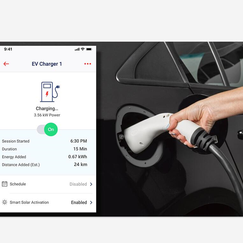 EV зарядная станция OCPP 1.6J шлюз coche Электрический зарядный кабель EV 7 кВт Бытовая AC зарядная станция для электромобилей