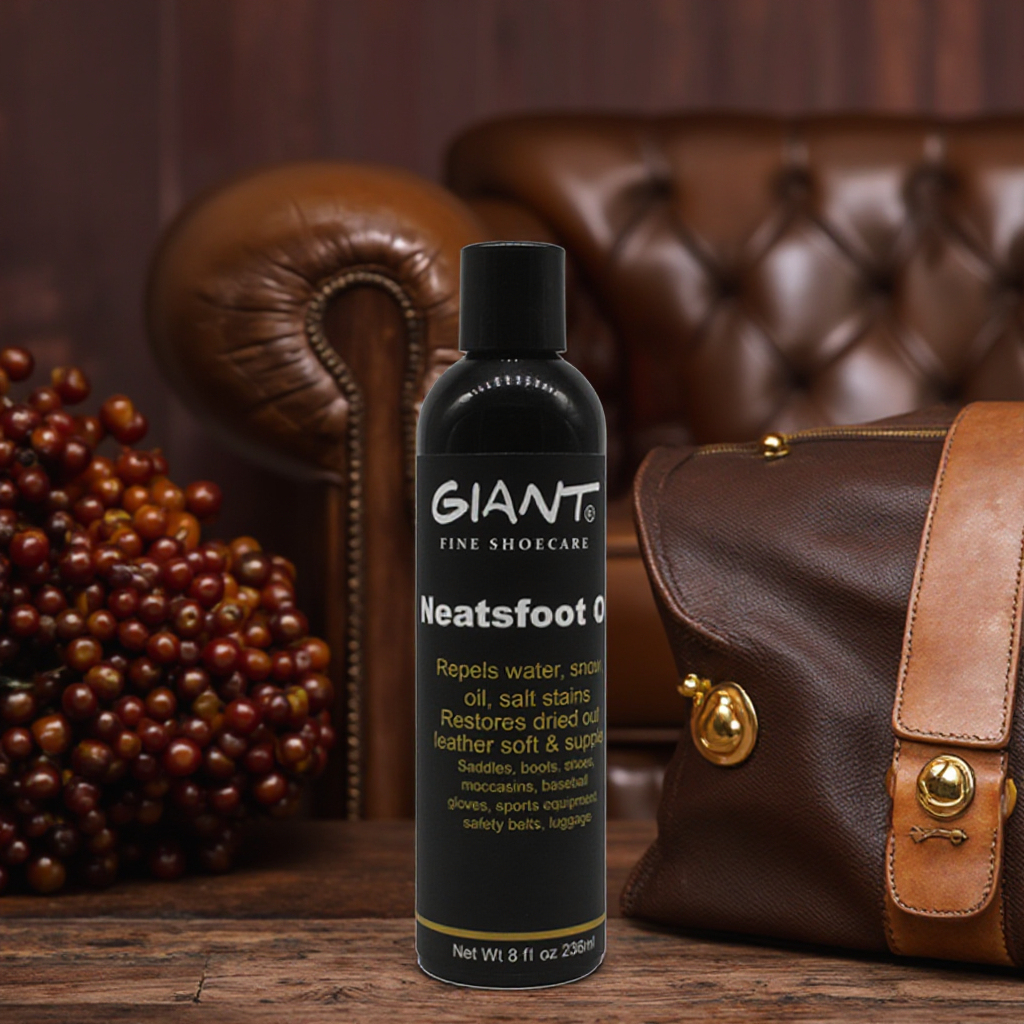 Neatsfoot Oil Leather Repairing Dryness and Softening, Replenishing Grease With Natural Animal Fats,waterproof and Dustproof