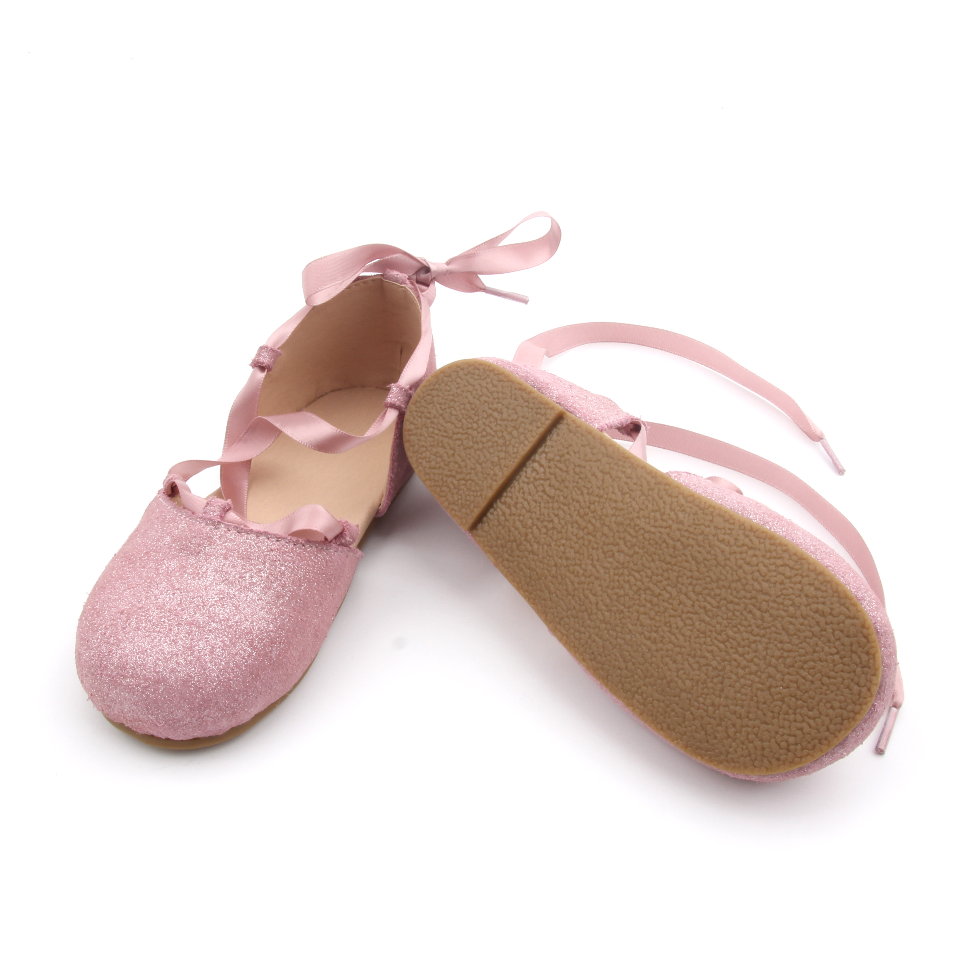 Glitter Leather Girls Kids Ballet Dancing Shoes Children Princess Shoes