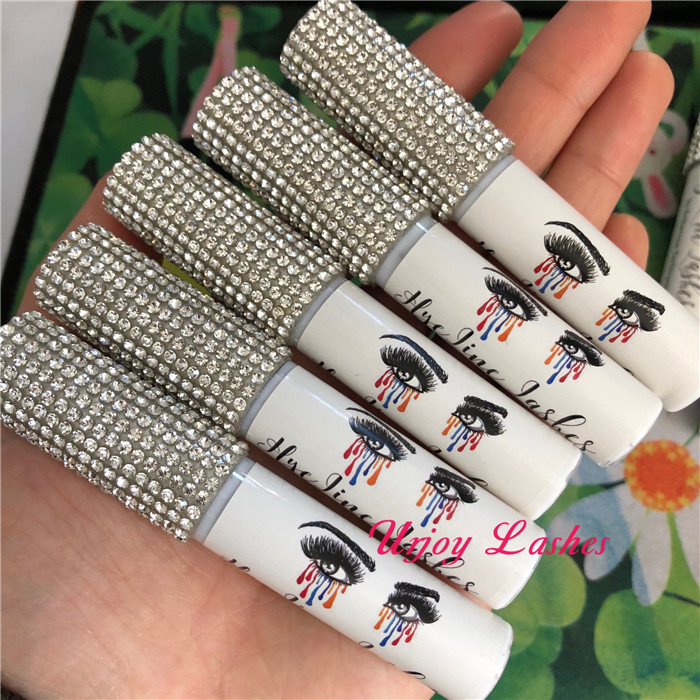 High Grade eyelash Glue Rhinestone top Wholesale Lash Strip Adhesive eyelash glue pen