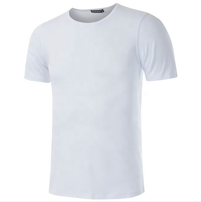 Wholesale 100% polyester T-shirt sublimation T-shirt ordinary custom printed blank T-shirt