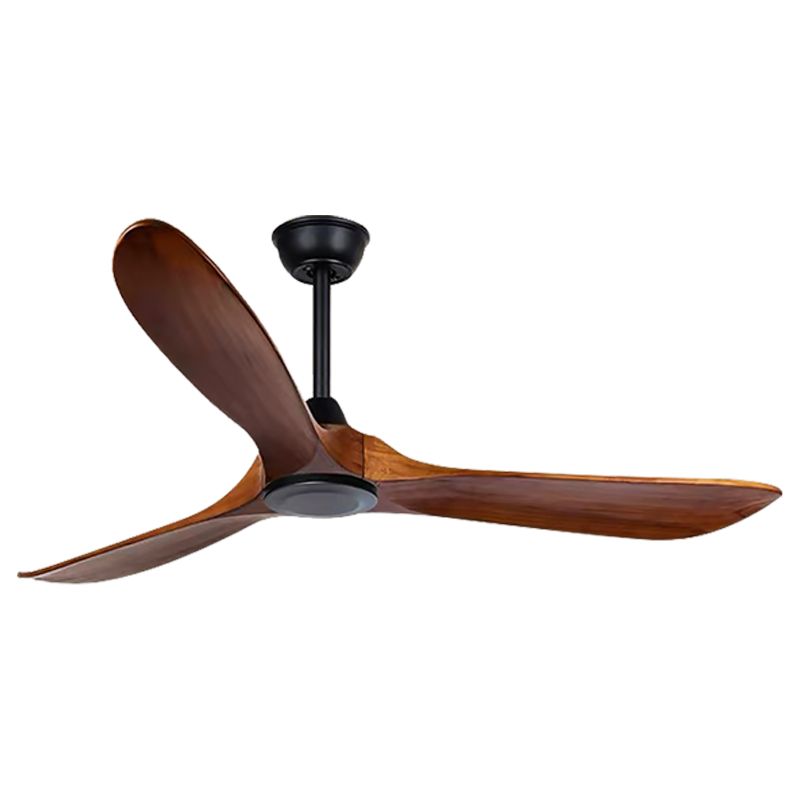 60/52 inch Solid Wood Indoor Modern Decorative Ceiling Fan