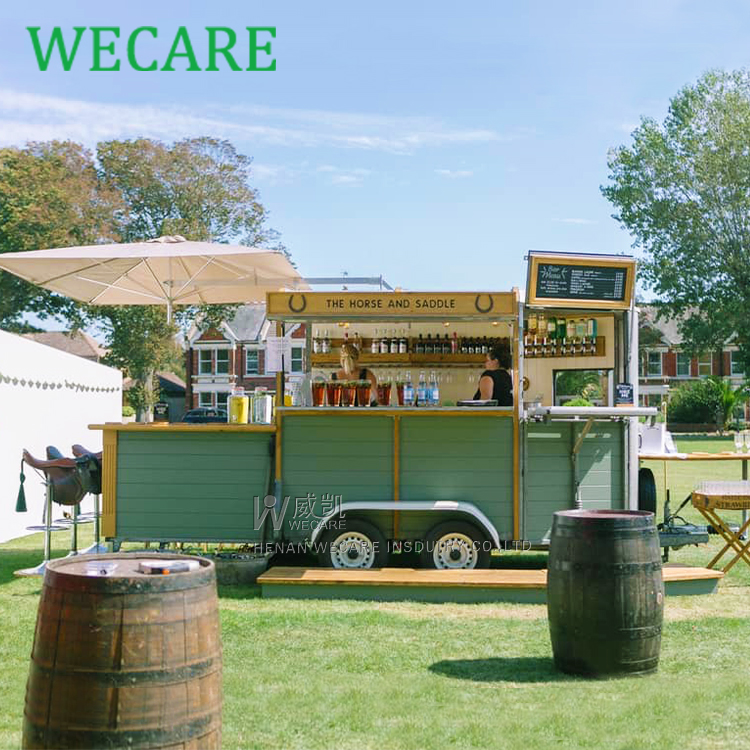 В wecare Европейским сертификатом соответствия, коневозкой мобильный бар для продажи в европейском стиле