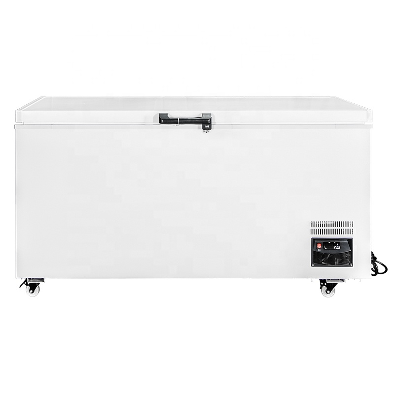 670L -65 Degree Commercial Large Fish Chest Freezer for Shop Seafood Storage
