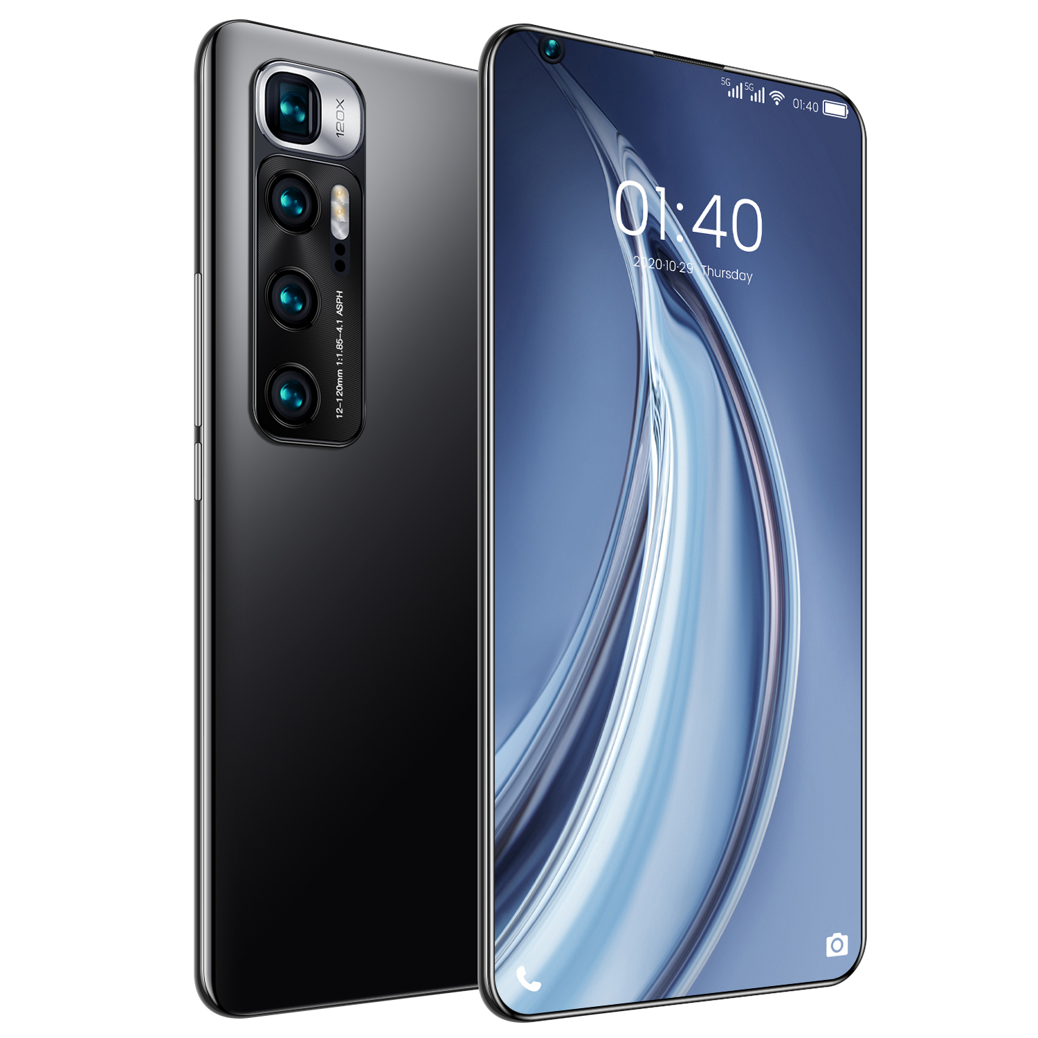 M10 ультра 7,2 дюймов 6 ГБ + 128G микро полный экран палец уход за кожей лица Unclock мобильного телефона смартфона мобильного телефона