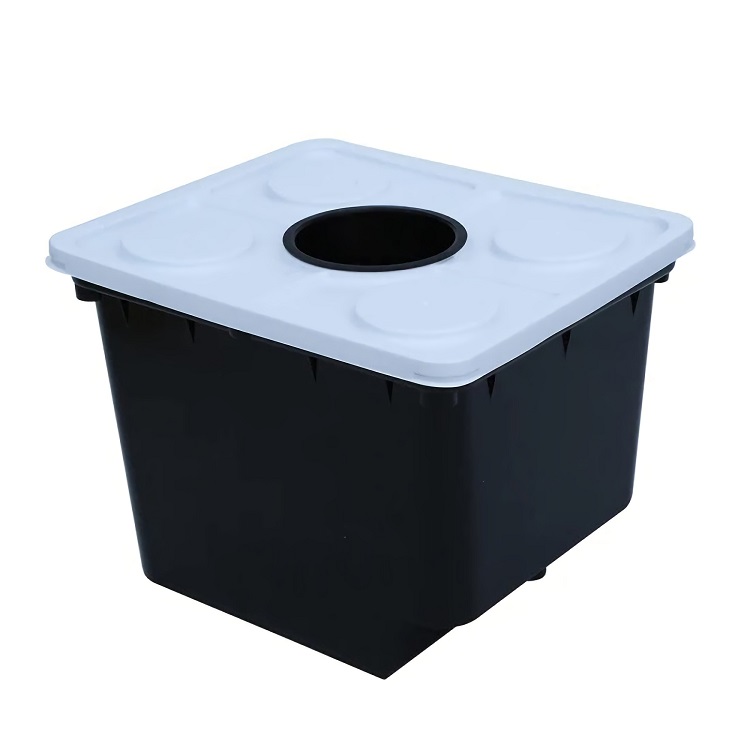 Black Color Plastic Bato Bucket Hydroponic Dutch Bucket System for Tomato