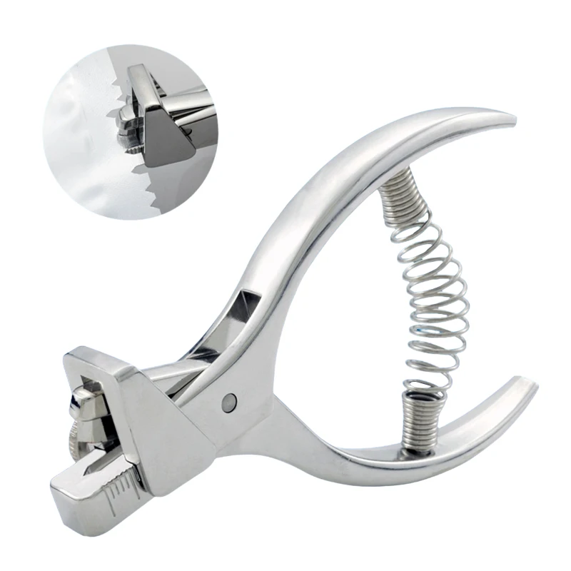 U shaped Handle Hole Punch DIY Single U Type Puncher Plier Pattern Notcher