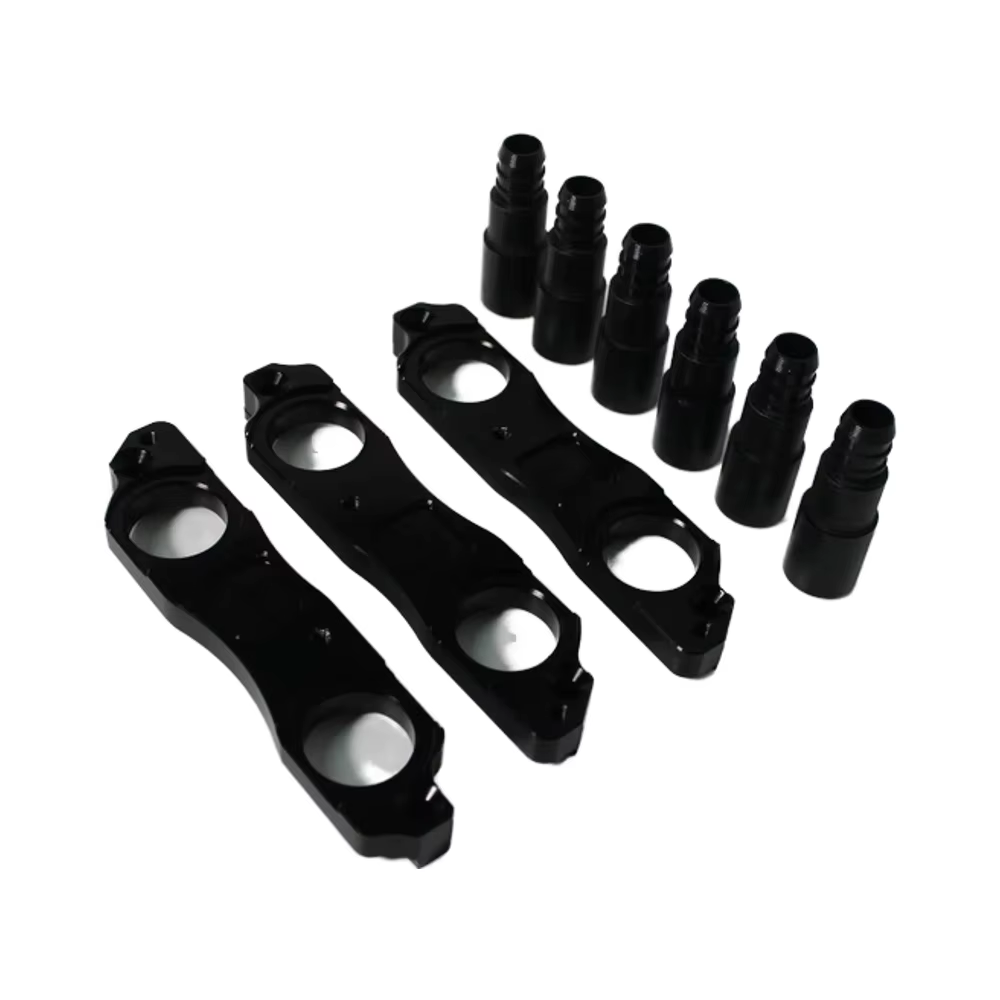 Custom Cnc Machining Billet 6061 Aluminum Coil Pack Brackets for Engine Mount