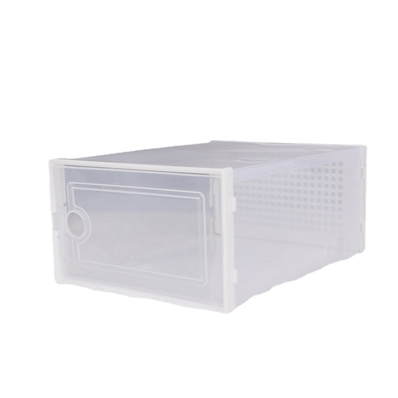 Ready to Ship In Stock clear acrylic sneaker plastic storage shoes box display box stackable clear shoe boxes plastic