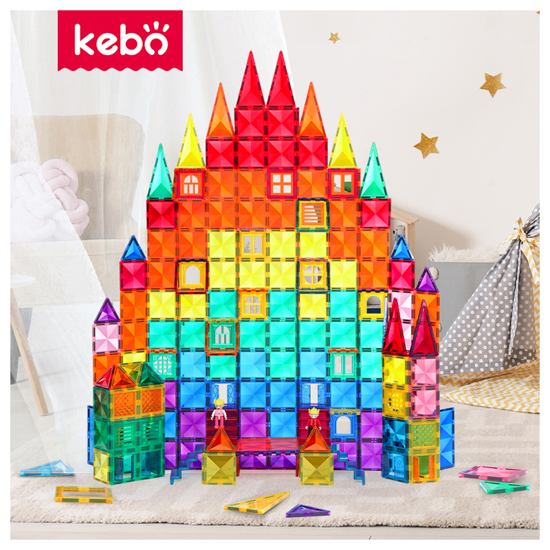 KEBO DIY Набор Магнитных плиток красочные детские магнитные блоки магнитные строительные блоки для детей