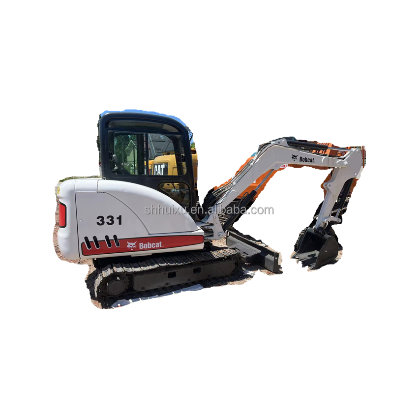 Б/у гидравлический гусеничный экскаватор Bobcat 331 высокого состояния, б/у мини-экскаватор Bobcat 331, низкая цена