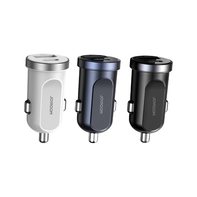 Joyroom Mini 30 Вт Dual-Port Smart PD QC3.0 быстрая зарядка автомобильное зарядное устройство