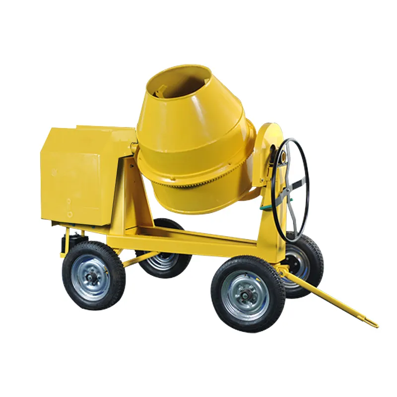 Hot sale mobile diesel concrete mixer concrete mixer 400l 500l price