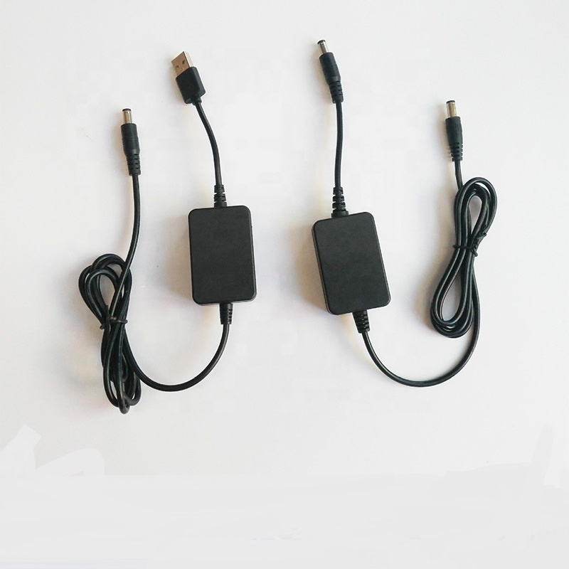 50 см, черный, от 12 В до 24 В постоянного тока, кабель-преобразователь с USB A «папа» на DC5.5 * 2,1 мм «папа»