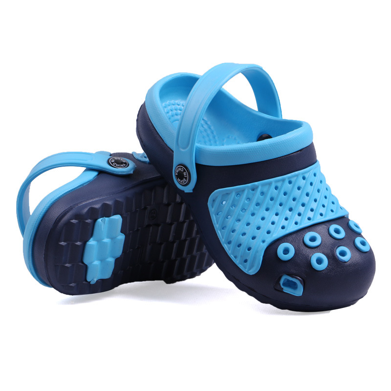 2021 Eva Garden Shoes Fashion New Summer Anti Slip Soft Bottom Baotou Outdoor Children Spa Beach Slippers For Kids