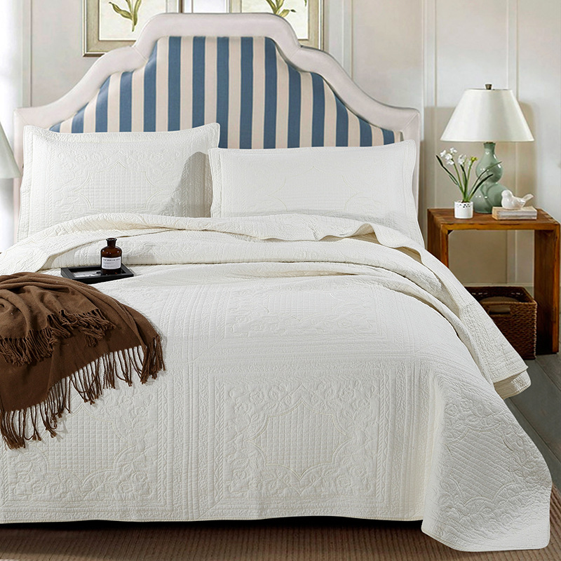 quilt directly Summer 100% cotton High Quality printed handmade bedding sheets set kantha patchwork quilt bedspread