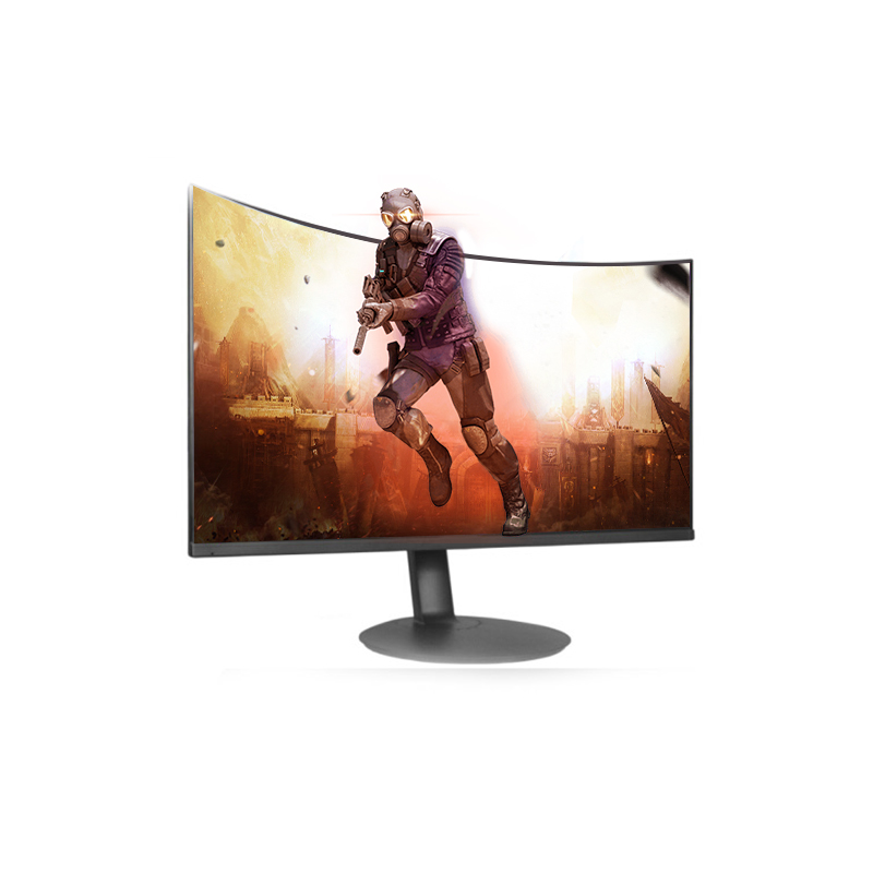 24 inch 1k curved screen pc monitor narrow border led smart computer monitor desktop cheap led monitor 75hz