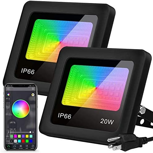 Уличный водонепроницаемый rgb Светодиодный прожектор заливающего света премиум-класса 40 Вт 80 Вт 120 Вт ip65, приложение для смартфона с возможностью регулировки освещения