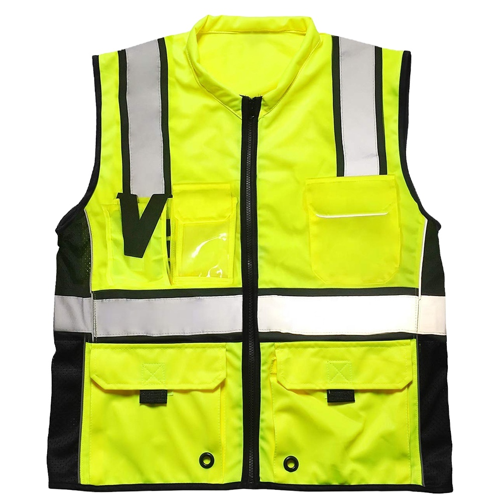 Индивидуальный мотоциклетный светоотражающий жилет, куртки, жилет Hi Vis с карманами для мужчин