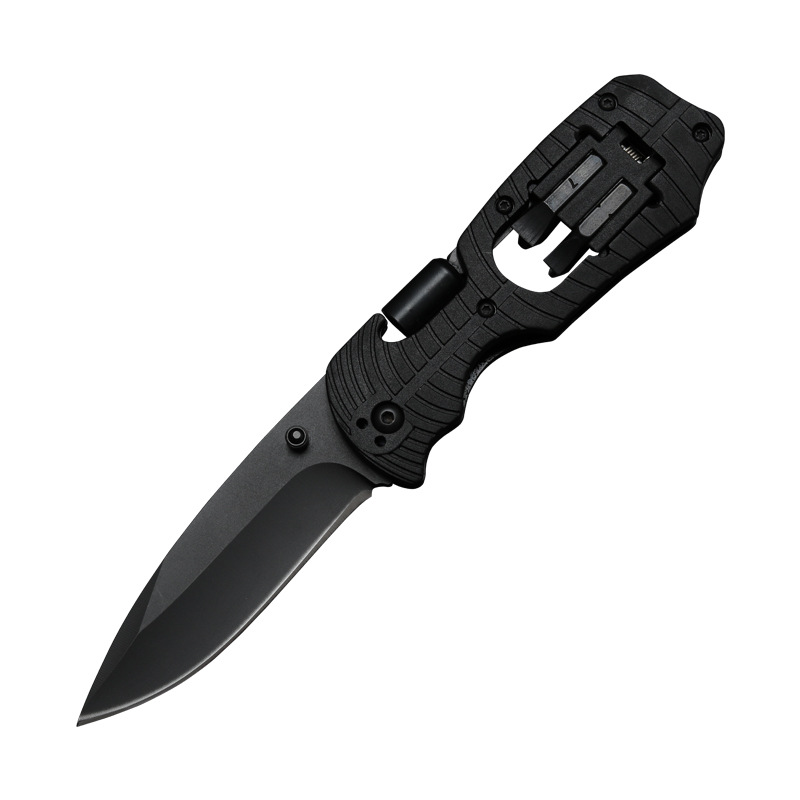 Multifunctional Folding Knife Outdoor Camping Portable Stainless Steel Nylon Glass Fiber Life-saving Hunting Utility knife