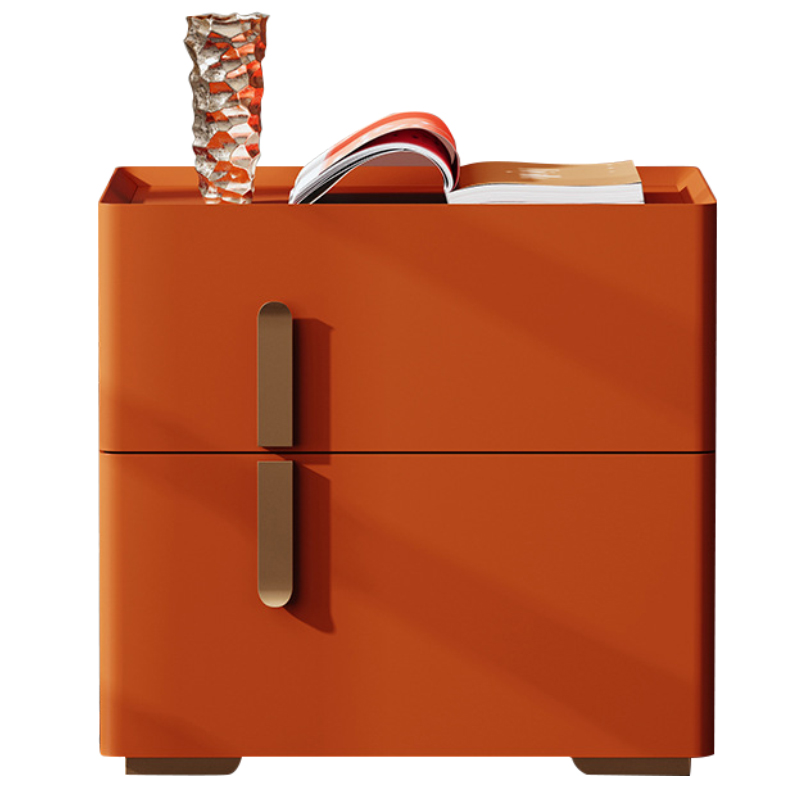 Haohe Wholesale Nordic Mild Luxury Bedside Table Minimalist Storage Locker Household Bedroom Bedside Table Furniture Cabinet