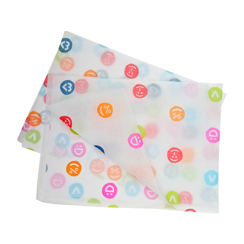 Custom printing own logo gift flower wrapping tissue paper for packaging