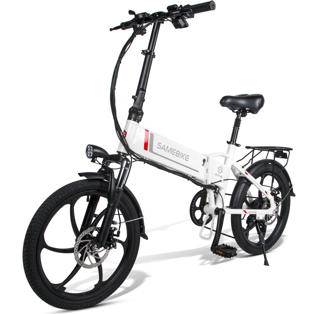 Европейские фондовые Samebike 20LVXD30 48V 10.4AH 350W 25 km/h Электрический велосипед складной электрический для е-байка срок производства тиража: 30-40 км пройденное расстояние в милях со штепсельной вилкой европейского стандарта