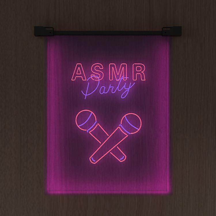 Custom Bar Sign Slogan ASMR POP ART Words Dual Color Neon-Like LED Sign Room Lamps Lighting Holiday Decoration Light