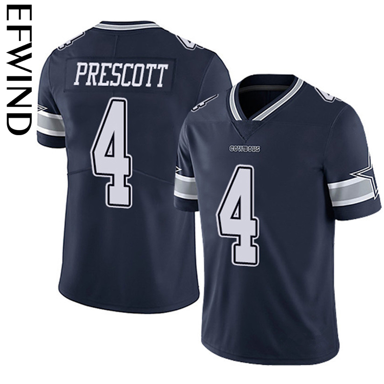 2021 New Arrival Standard USA Size American Nfl Dallas Cowboy s Football Teams Fitness Sport Jersey Tshirt