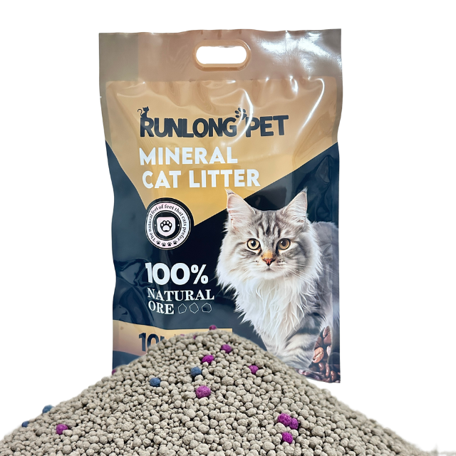 Wholesale 10kg Malaysia Dust Free 100% Natural Strong Clumping Ball Shape Colour Bentonite Cat Litter Sand