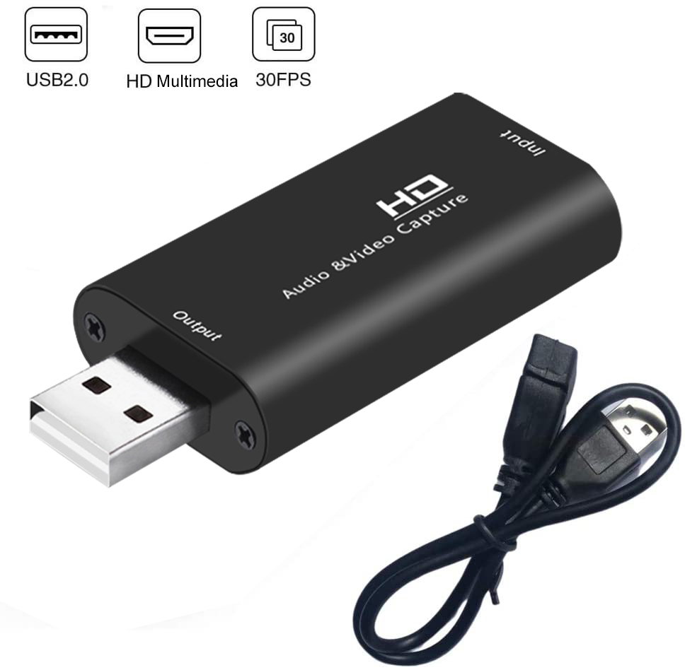 1080p Карта видеозахвата для игр с выходом usb устройство видеозахвата