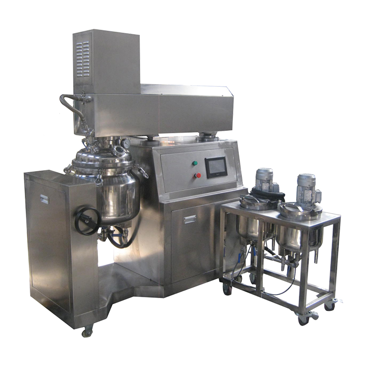 Rectangle Pot Lifting Mixing Paste Mixer Emulsifying Vacuum Emulsifier Machine