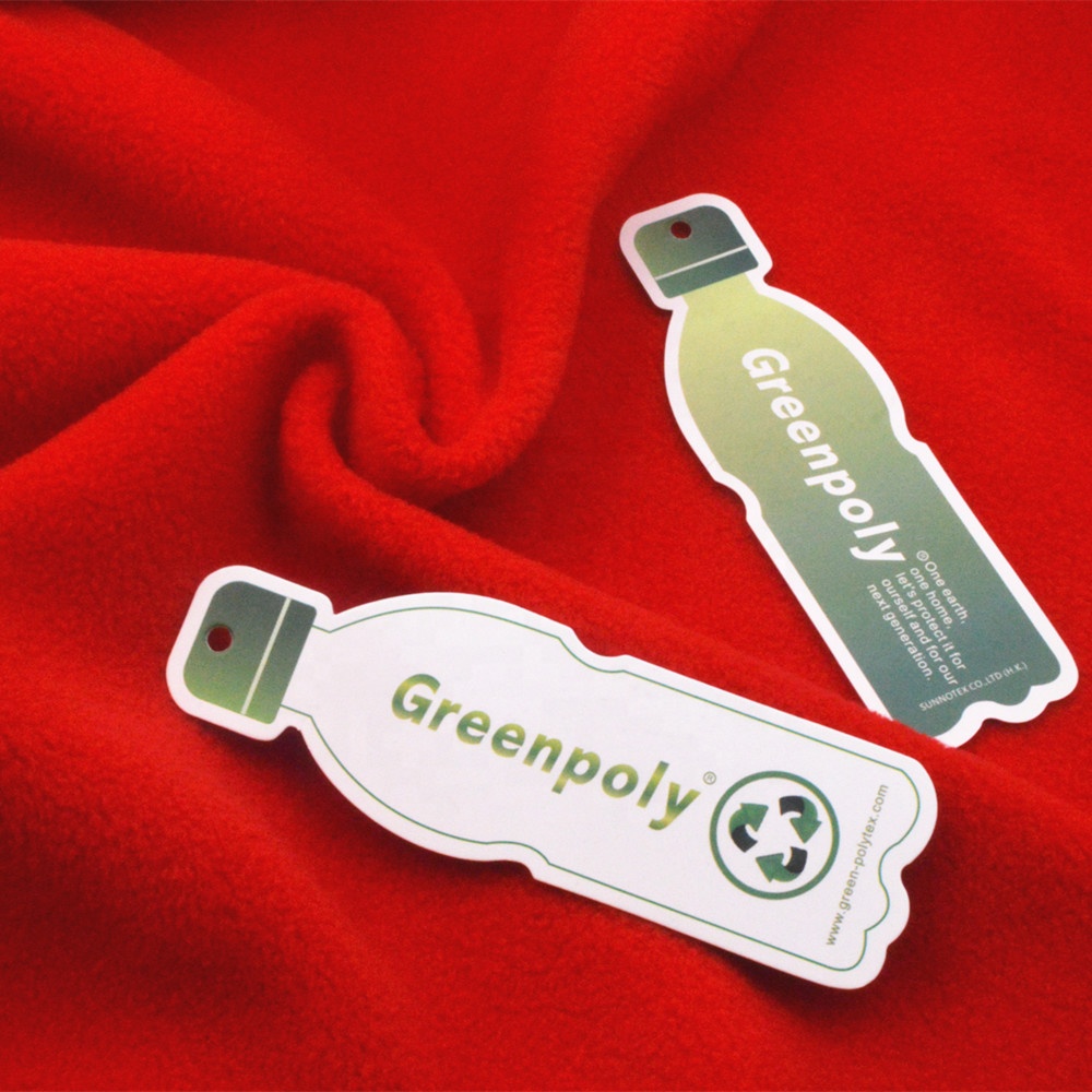 Greenpoly, переработанный полиэстер, односторонний полярный флис с GRS