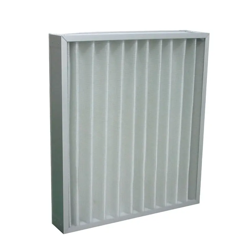 AHU Panel Type Ventilation Synthetic Fiber Pleated Pre Filter