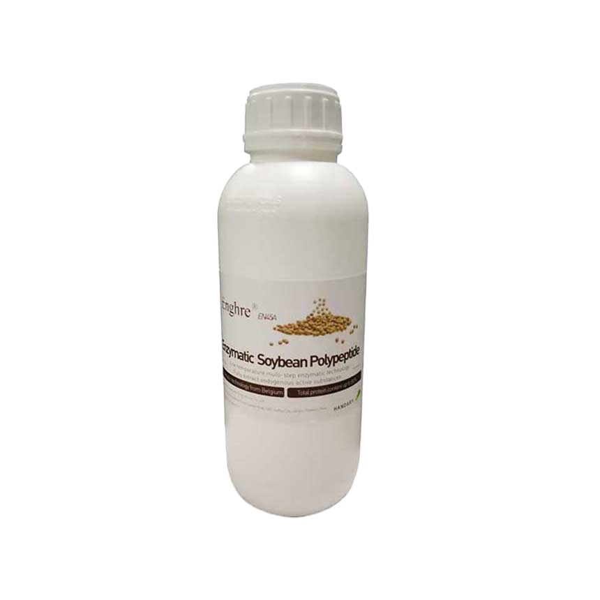 Water soluble enzymatic soybean extract liquid polypeptide natural organic fertilizer