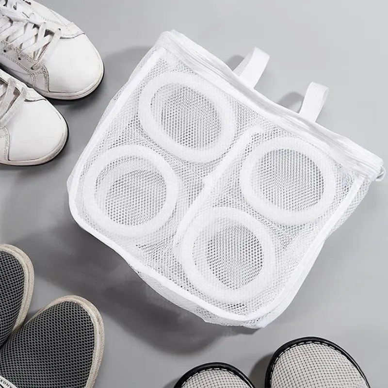 wholesale mesh wash laundry bag for sneaker shoes in washing machine scrubba factory