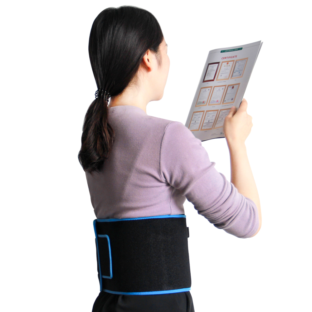Wholesale Custom Pad Mat Stomach Body Waist Slimming Lipo Infrared 635Nm 857Nm Laser Led Arm Belts Red Light Therapy Belt Wrap