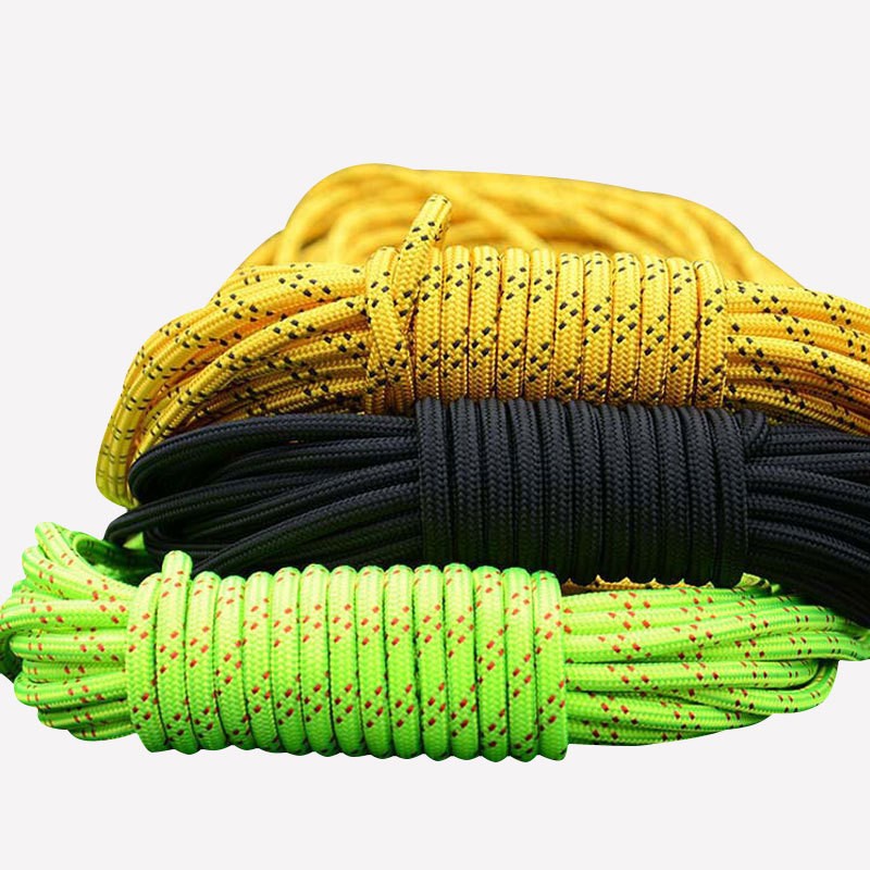 Climbing equipment 6mm grab rope thin auxiliary pull climbing tree soft fiber rope nylon super soft wear resistant rope