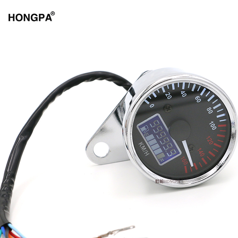 Тахометр для мотоцикла HONGPA, светодиодный дисплей, универсальный индикатор уровня масла, для мотоциклов