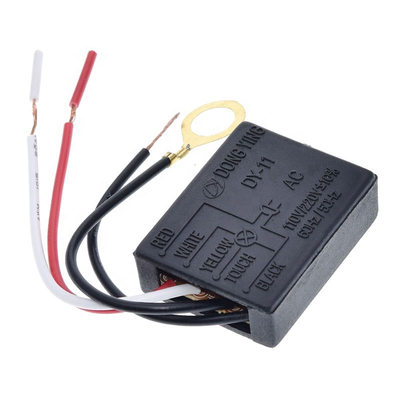 Лампа сенсорный выключатель 220V 3A электрическое оборудование ракетка для настольного Запчасти для освещения на включение/выключение, 1 канал, сенсорный датчик контроля лампа переключатель
