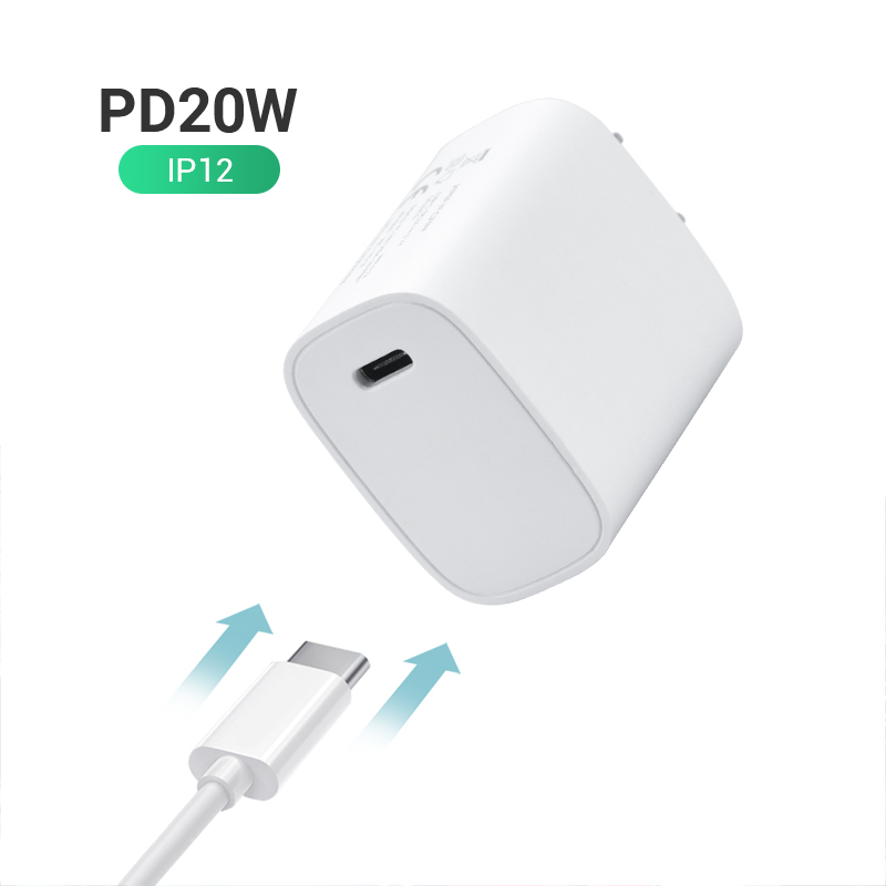 Зарядное устройство PD USB C для iphone, 20 Вт