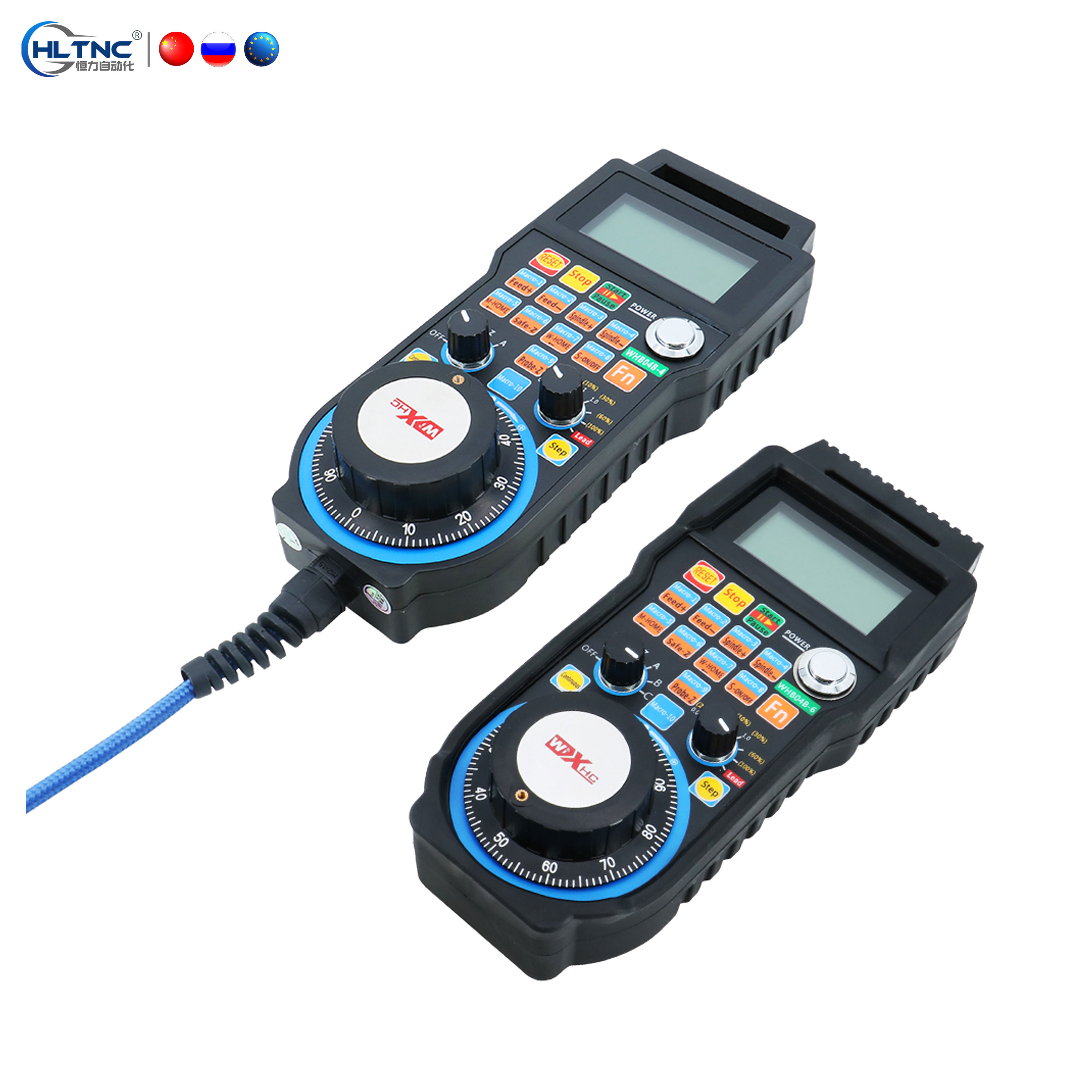 2021 PROMOTION XHC handwheel wireless Mach3 MPG pendant handwheel for milling machine 4 axis MPG WHB04B-4 for
