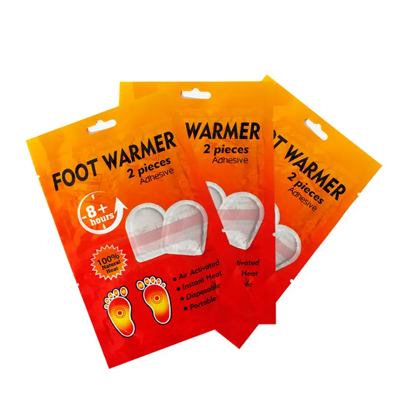 8-10 Hours of Heat Foot Warmers Patch Disposable Foot Pads Adhesive Heat Patch for Cold Weather
