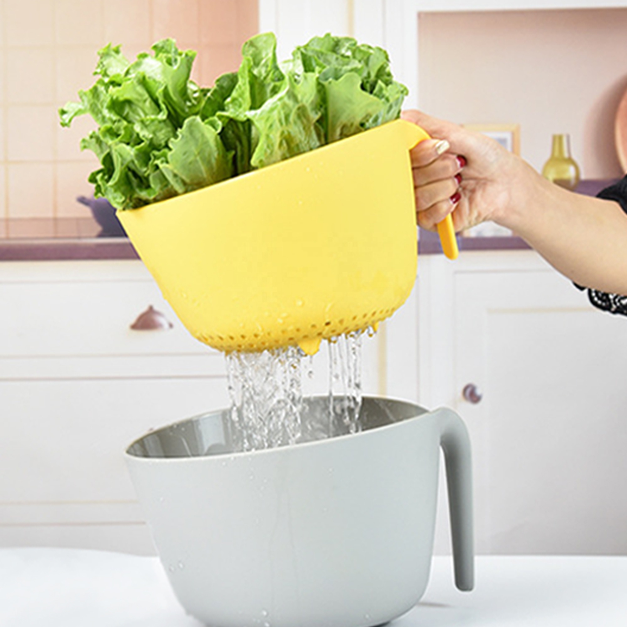 Ситечко для мытья кухонной раковины, силиконовые ситечко для удаления натяжения еды, ситечко с зажимом, дуршлаг для чаши и овощей