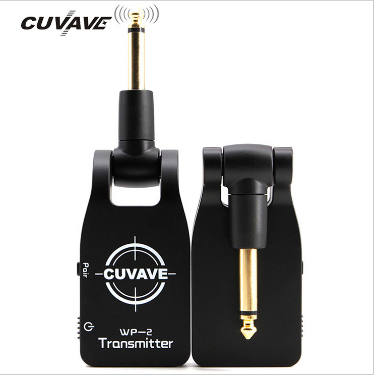 CUVAVE WP-2 усовершенствованная 2,4G гитарная Беспроводная система передатчик и приемник для электрической гитары Бас Скрипка для замены кабеля