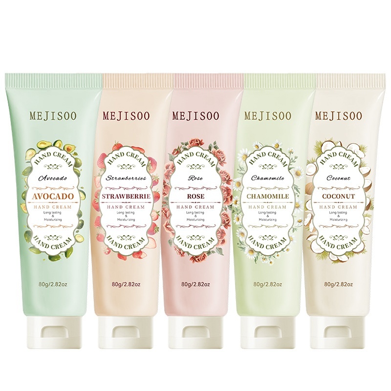 Mejisoo Strawberry Coconut Hand Cream with Hyaluronic Acid Cross-Border Export Certified CPNP Lotion