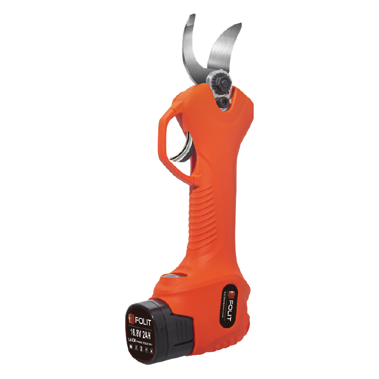 Professional Grade 28mm Progressive Cutting Garden Battery Powered Pruner 16.8V 2000mAh Electric Cordless Pruning Shear