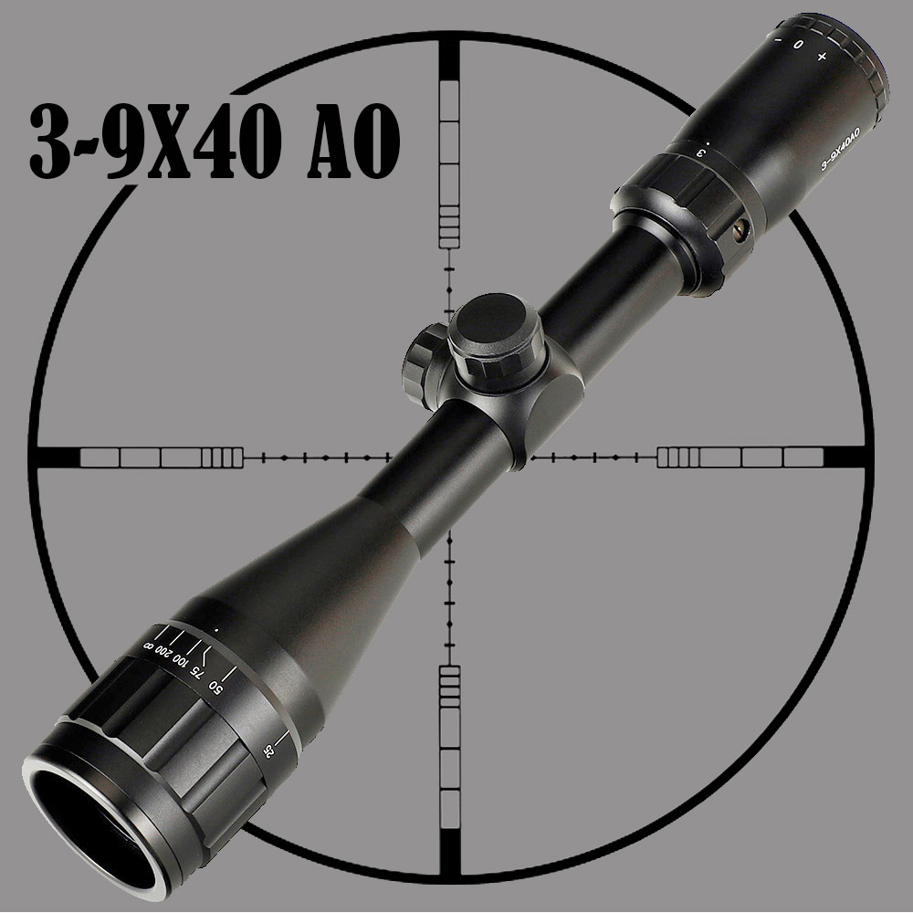 Охотничий прицел AOHK Optics Red Reticle, 40-миллиметровые прицелы, оптический прицел, OEM, ODM, 3-9X40