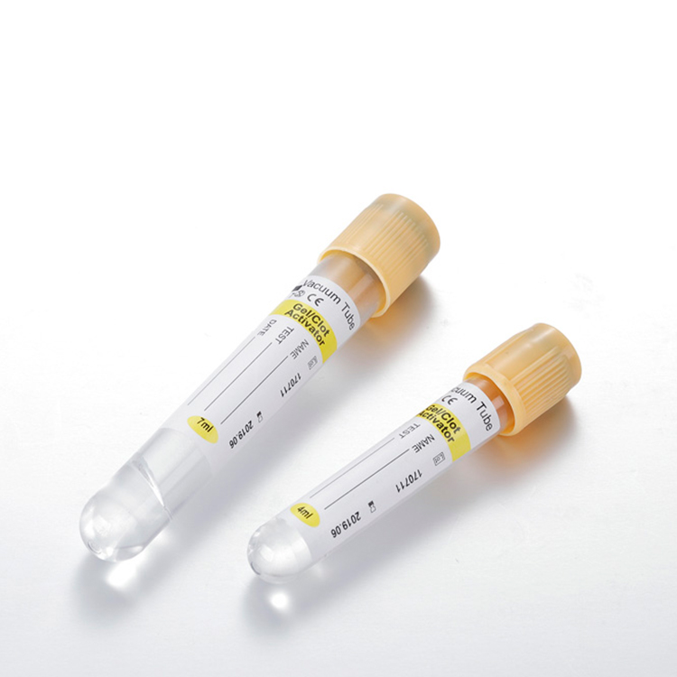 Vacuum blood collection tube gel&clot activator tube